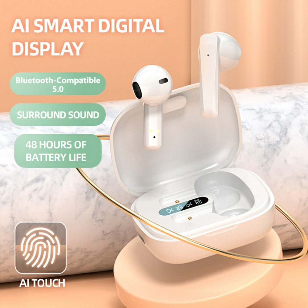 B13 TWS Bluetooth 5.0 Headset Wireless Earphone Stereo Touch Control Earbuds IPX5 Waterproof Sports Headphones with Microphone