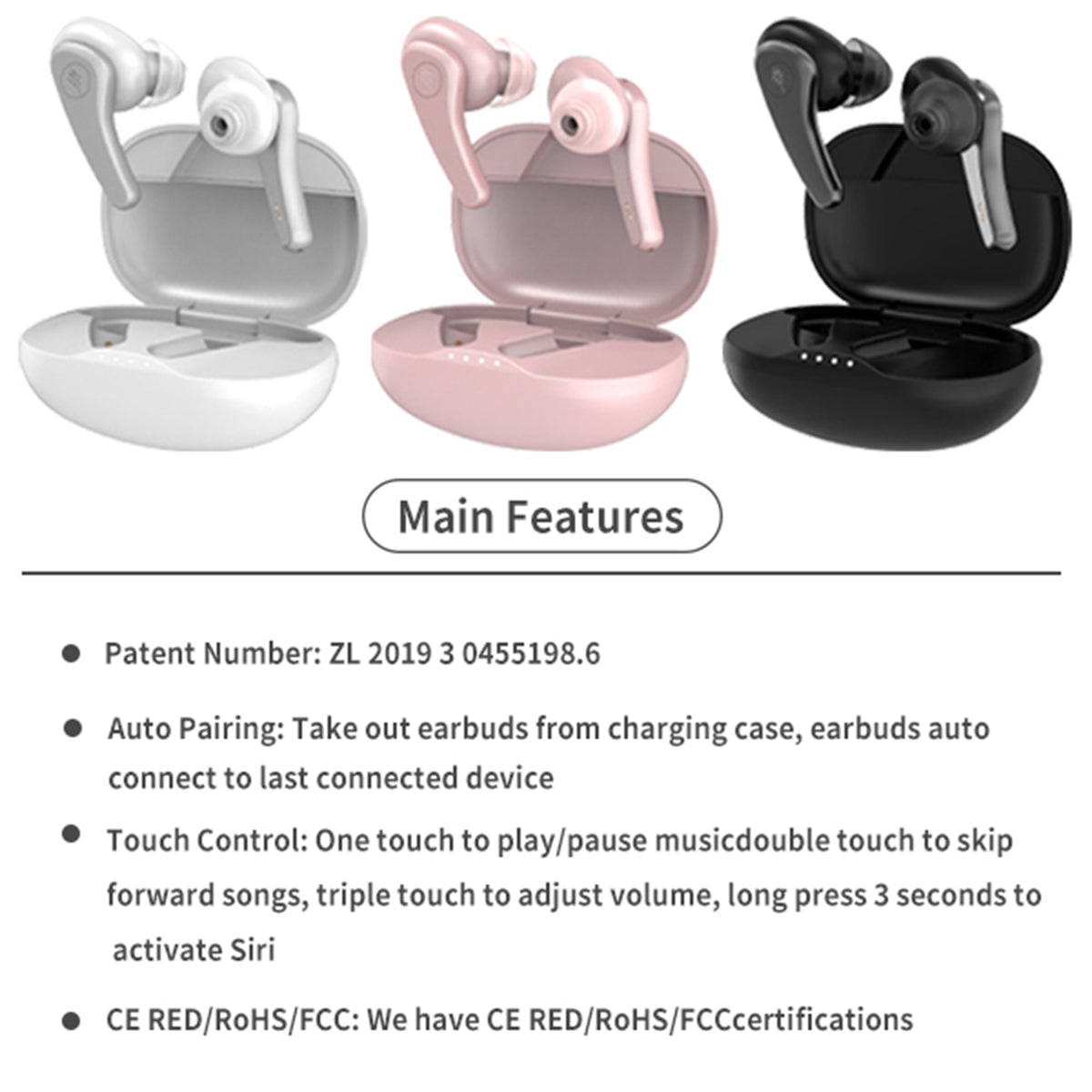 MAGICTOM M9 TWS Wireless Bluetooth 5.0 Earphone ENC Noise Reduction In-ear Music Calling Gaming Headset