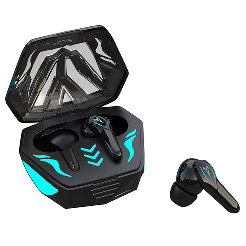 TWS Bluetooth Headset LED Wireless Headphones 9D Stereo Sports Waterproof Earphones Low Latency Gaming Earbuds with Microphone