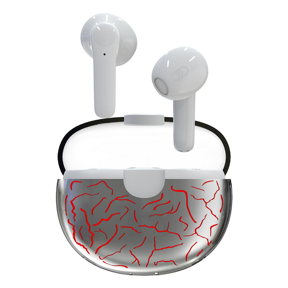 JS58 Bluetooth 5.1 Wireless Earphones TWS Touch Sports Music Headsets with Color Breathing Light