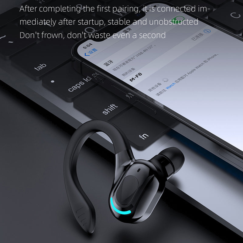 F8 Earphones TWS In-ear Bluetooth Earbuds Headphones with Mic and IPX4 Water Resistance