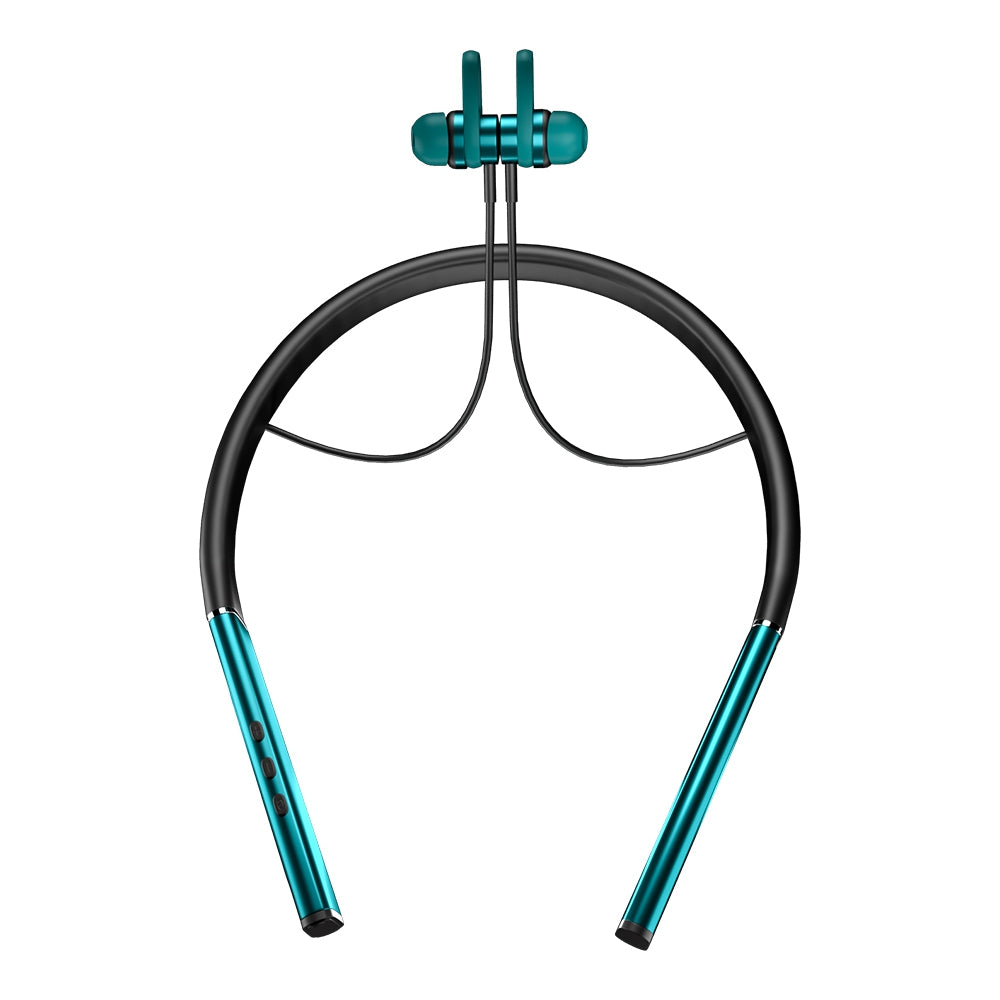 K18 Neckband Bluetooth Headphones Earphones HD Stereo HiFi Sound Headsets with 100H Working Time for Clear Calls Work Music Conference for Cell Phones Laptop PC Tablet
