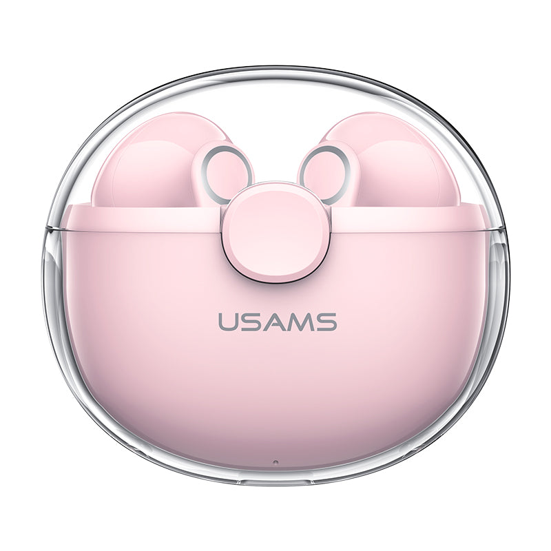 USAMS USAMS-BU12 TWS Wireless Bluetooth 5.1 Earphone Touch Semi In-ear Music Calling Headset