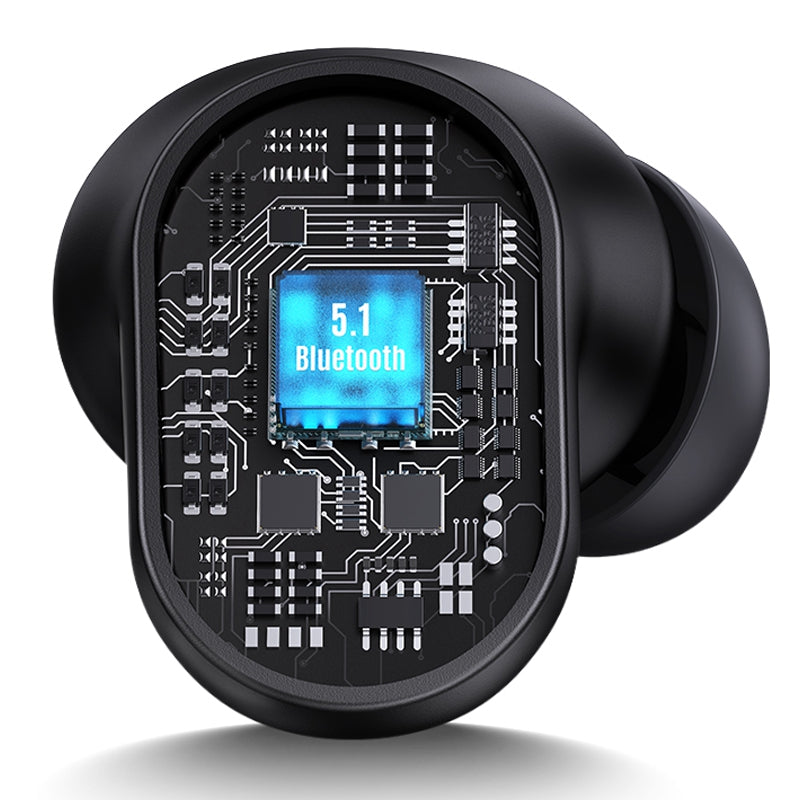 USAMS USAMS-BH11 Earphone TWS Wireless Bluetooth Headset Noise Reduction Low-Latency Gaming Headphone with Charging Case