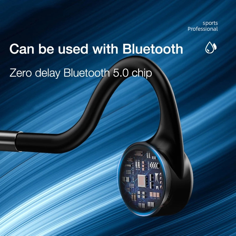 LENOVO X5 Bluetooth 5.0 Bone Conduction Headset IPX8 Waterproof Earphone ENC Noise Reduction Headphone for Outdoor Sports Indoor Fitness