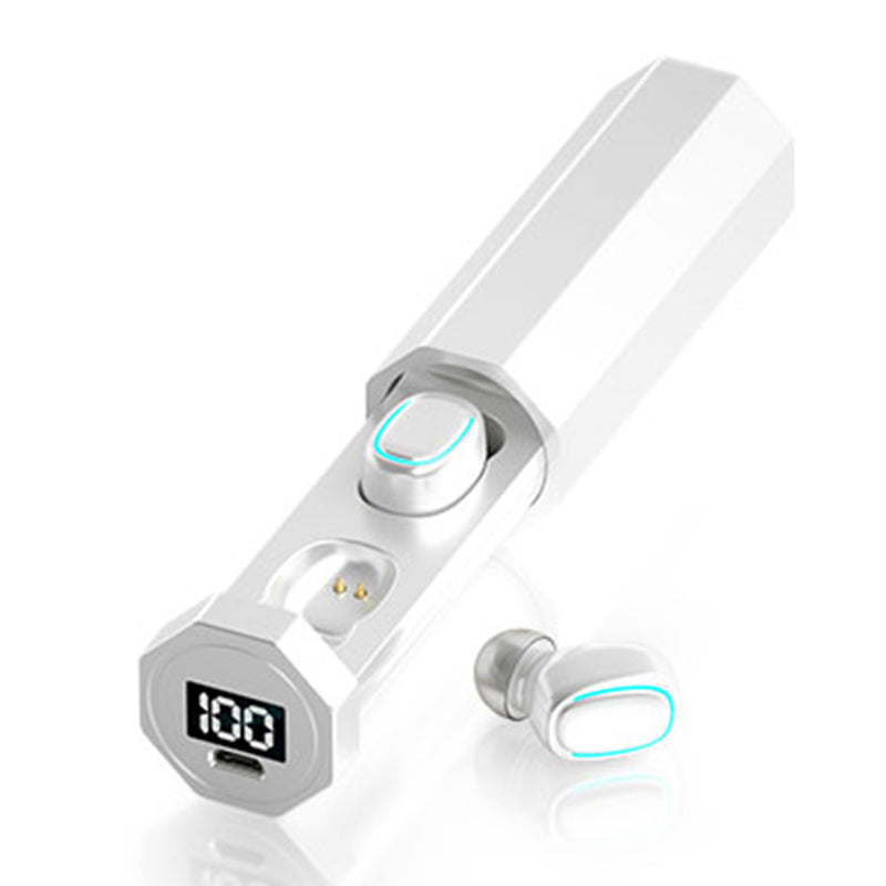 C1 Bezdrátová Bluetooth sluchátka Voděodolná sportovní sluchátka s dotykovým ovládáním Headset s digitálním LED displejem