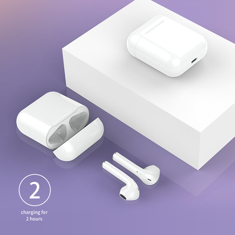KIVEE KV-TW02 TWS Earphones Touch Control Bluetooth 5.0 Semi-in-ear Earbuds