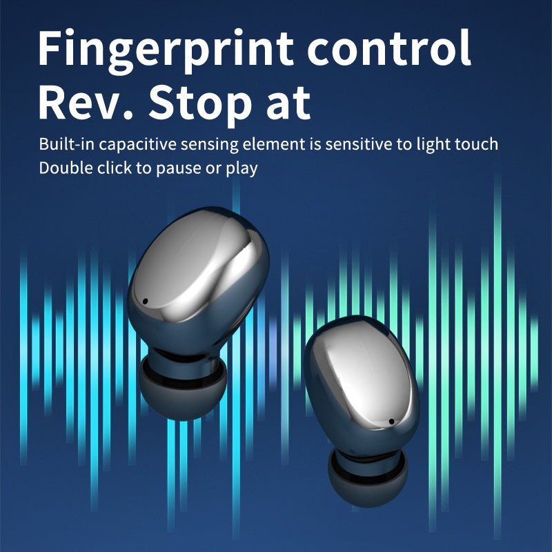 TG16 Bluetooth 5.1 Earphones with Charging Case LED Digital Display Touch Control Earbuds