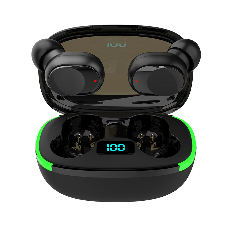 Y70 Wireless Bluetooth Headset TWS Mini Earbuds In-Ear Headphones IPX4 Waterproof Sport Headset with Digital Display Breathing Light