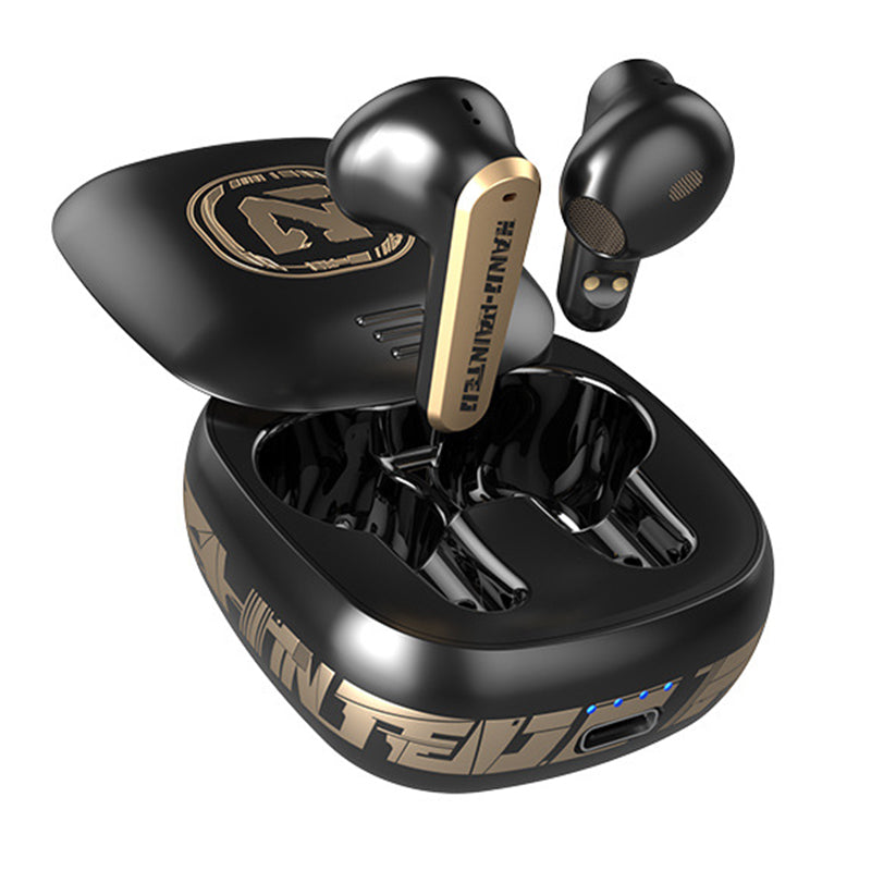 TS-300 TWS Wireless Bluetooth 5.2 Earphone ENC Noise Cancelling Low Latency Gaming Music Headset