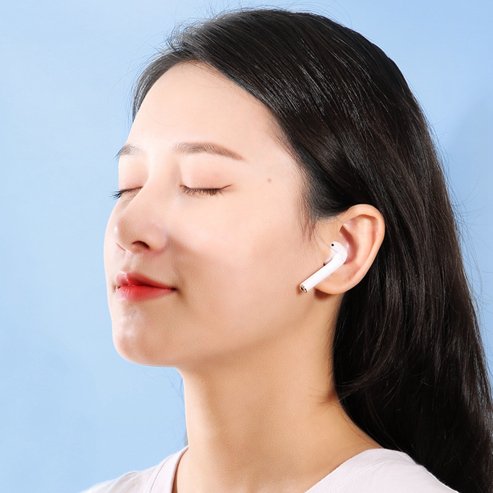 JOYROOM JR-T03S Air Wireless Headset Bilateral Bluetooth Headphones Noise Reduction TWS Earbuds with Light Sensor Detection