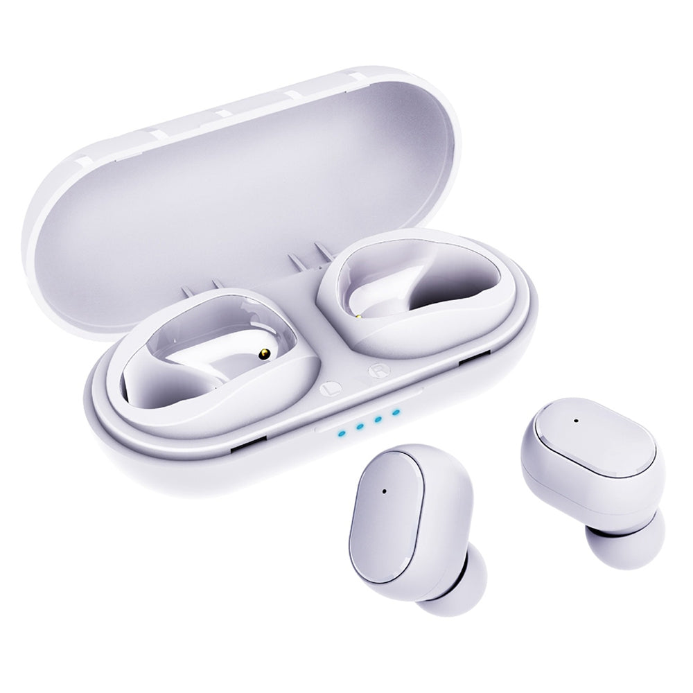 T6 Stereo Sound Semi-in-ear Bluetooth Headset Noise Reduction TWS Earphones for Apple Android