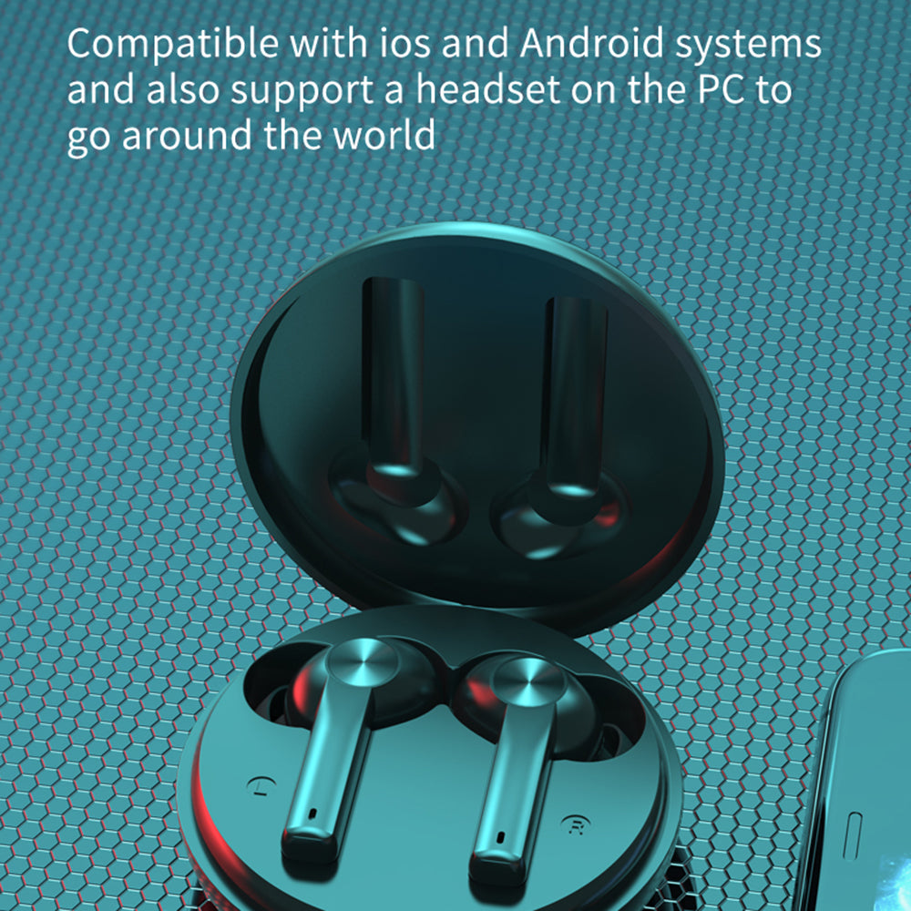 B16 Wireless Bluetooth Earbuds Touch Control HD Clear Sound TWS In-ear Headphones Earphones with Digital Battery Display