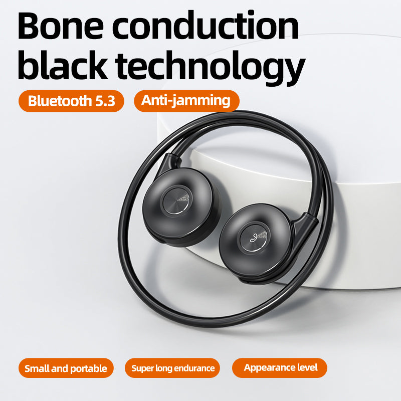 M1S Bone Conduction Headphone Bluetooth Headset Running Sports Earphone Stereo Sound Headphone