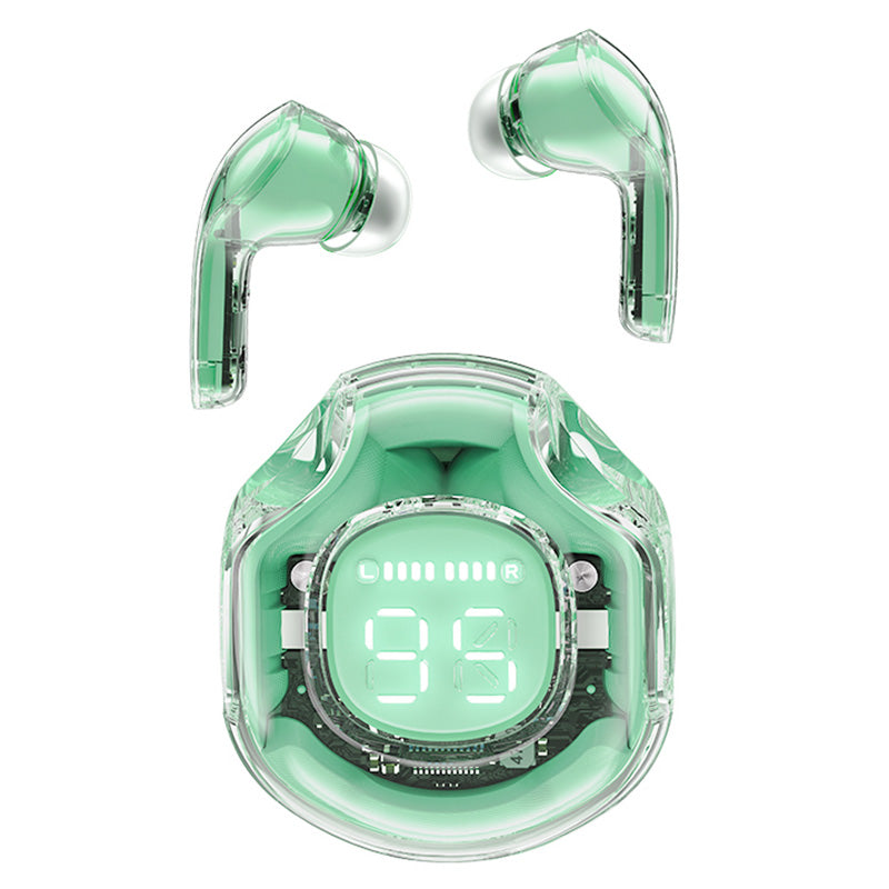 ACEFAST T8 AT8 Crystal (2) Color Bluetooth Earbuds Lightweight Wireless Headset for Work