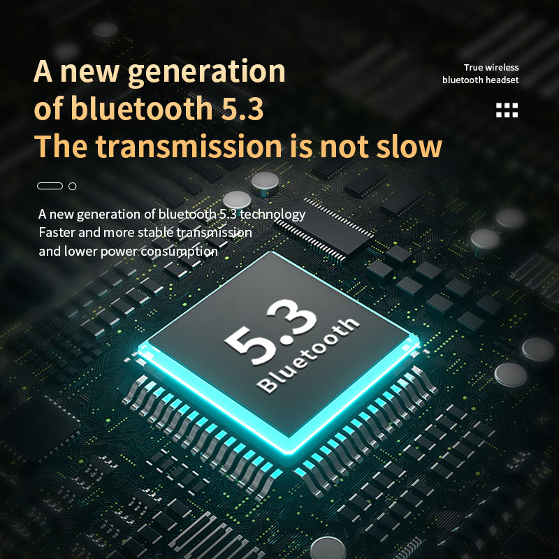 M90 TWS Bluetooth In-ear Earphone Stereo Music Wireless Touch Headset with Digital Display Charging Case