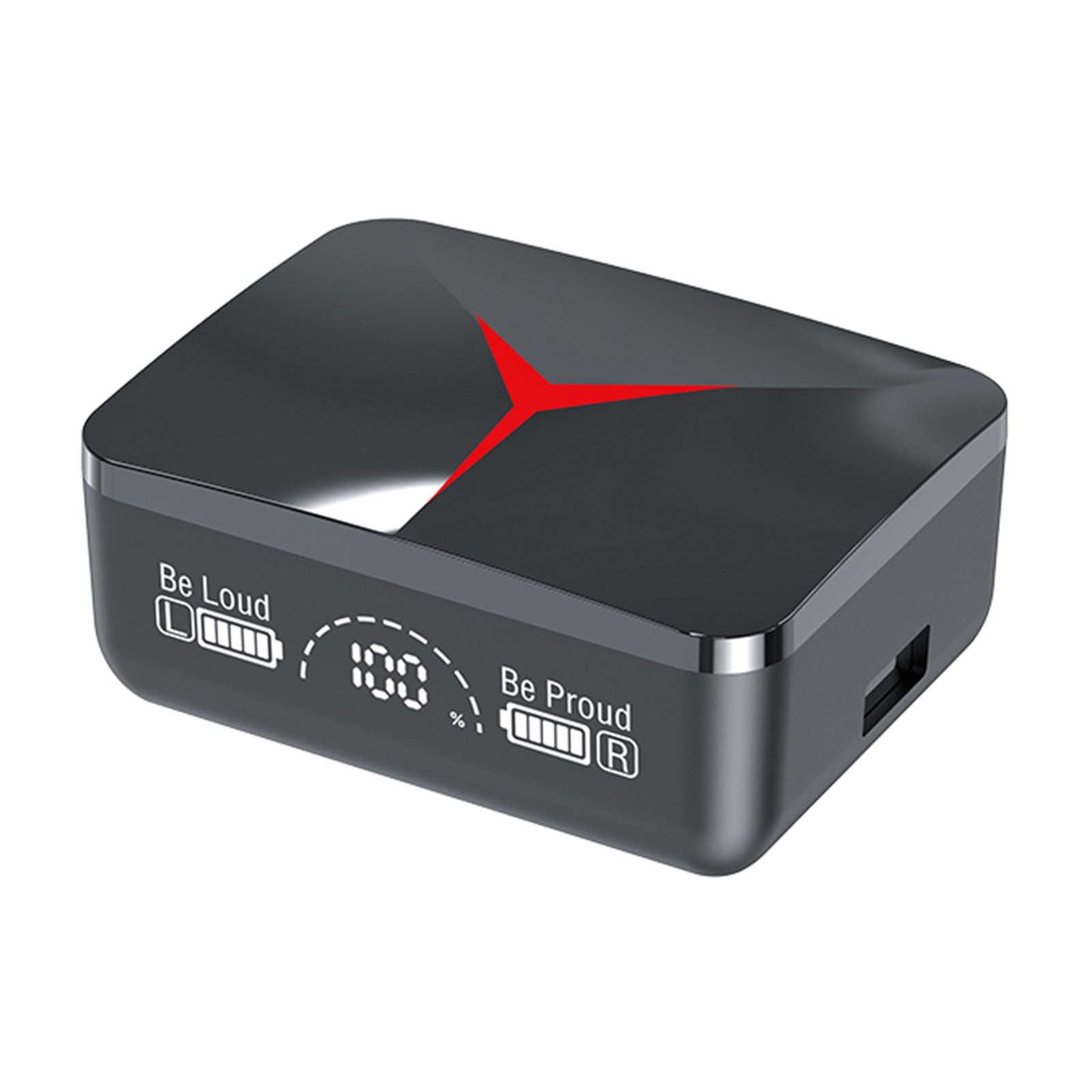 M90 TWS Bluetooth In-ear Earphone Stereo Music Wireless Touch Headset with Digital Display Charging Case