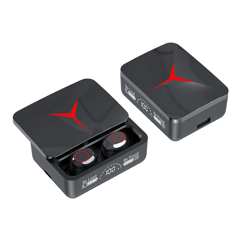 M90 TWS Bluetooth In-ear Earphone Stereo Music Wireless Touch Headset with Digital Display Charging Case