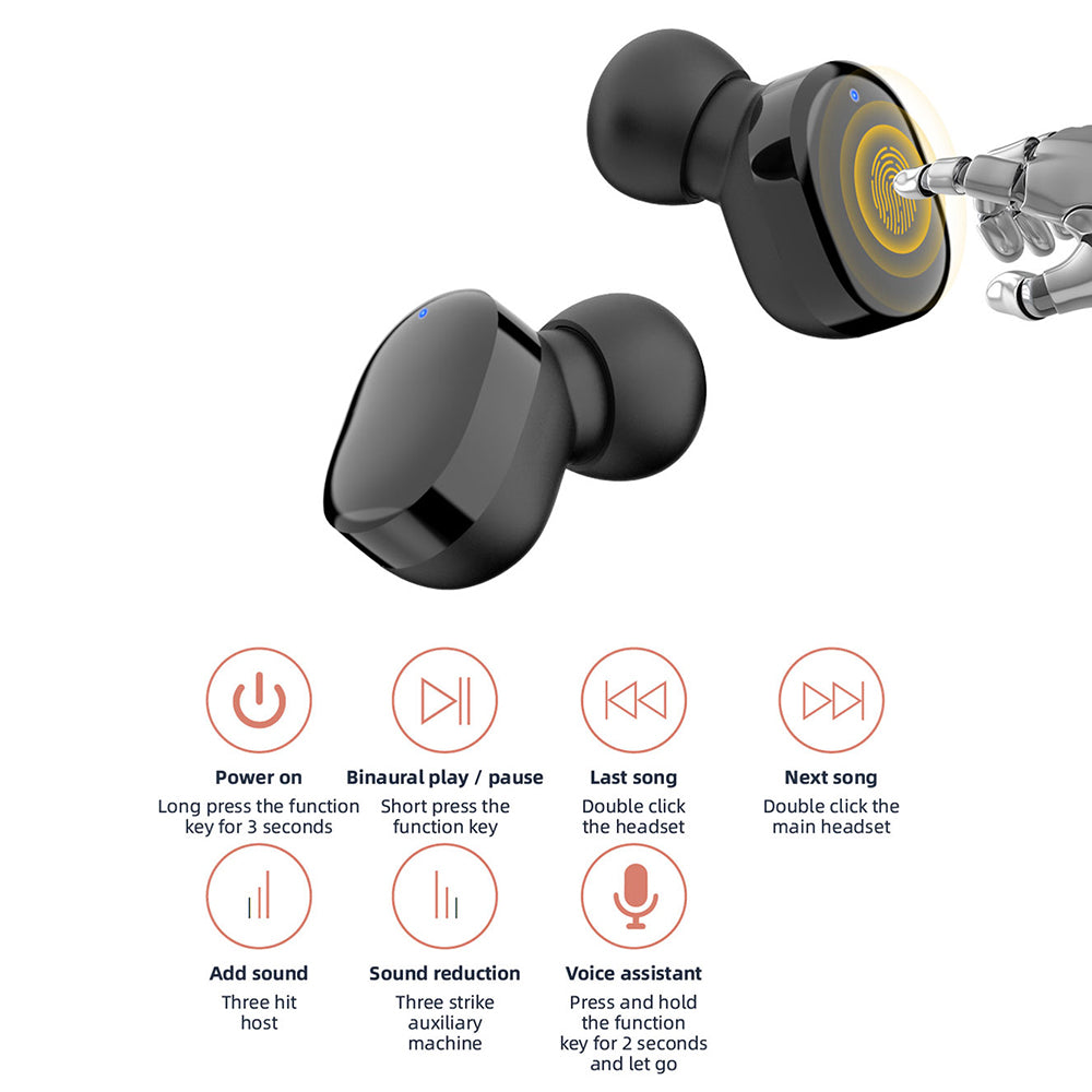 Air 3 Wireless TWS Earbuds Touch Control Bluetooth Headset In-Ear Waterproof Headphones