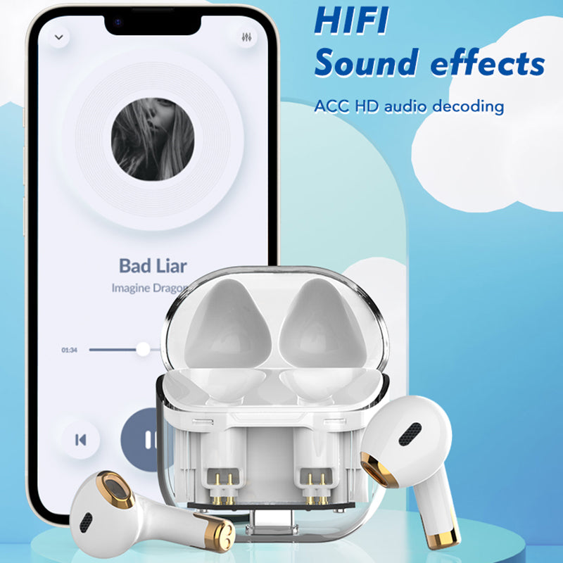 Apro 11 Bluetooth Wireless Earphone Stereo Sound Low Delay Sports Headset with 300mAh Battery Charging Case