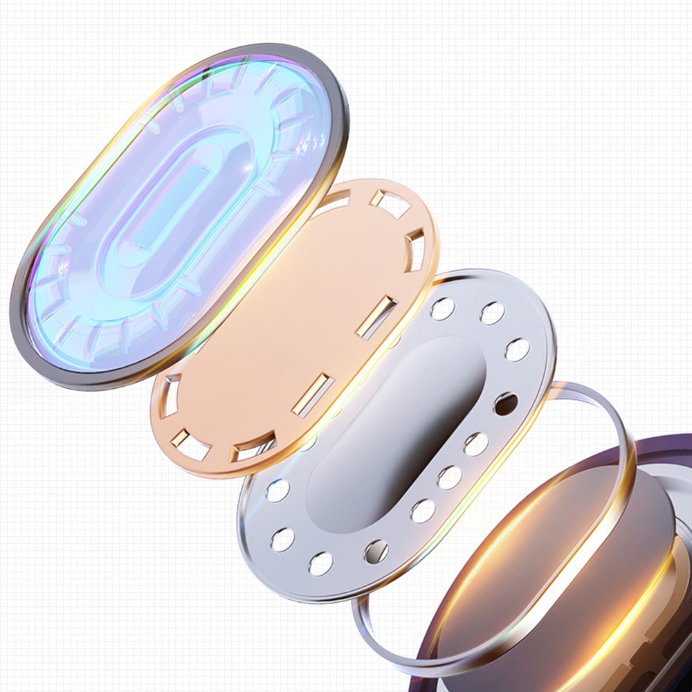 ROCK RAU0764 TWS Wireless Bluetooth Ear Clip Earphone Creative Pattern Stereo Music Headset