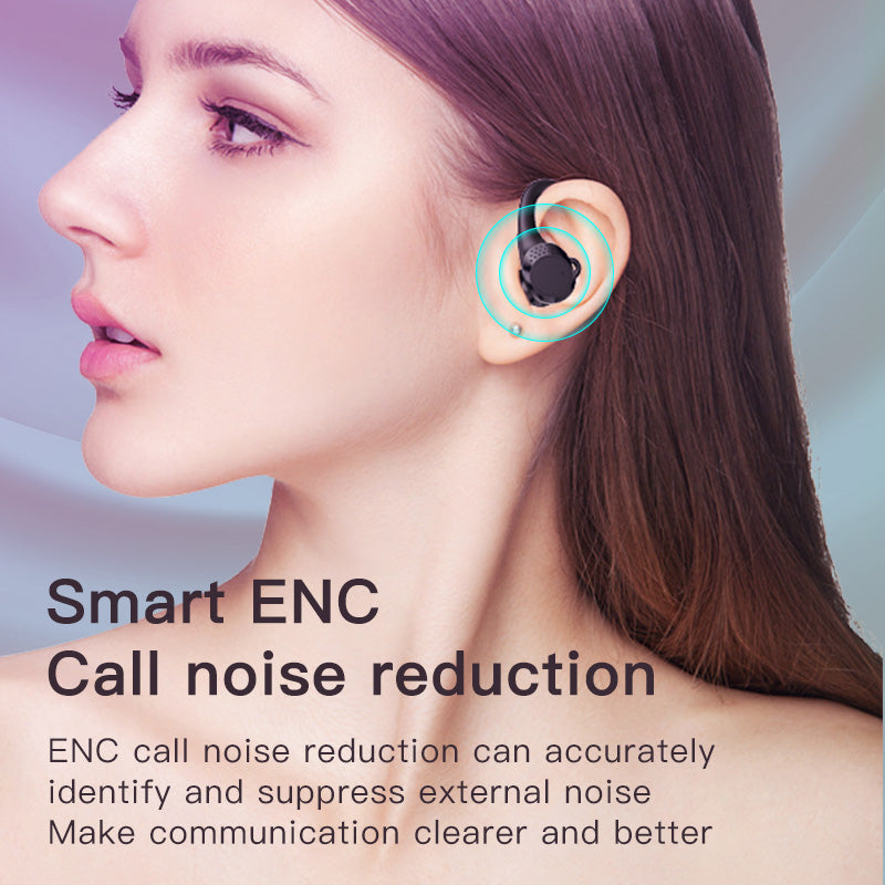 AX9 Bluetooth 5.2 TWS Headset Wireless Earbuds Digital Display Headphones Ear-Hook Sports Earphones