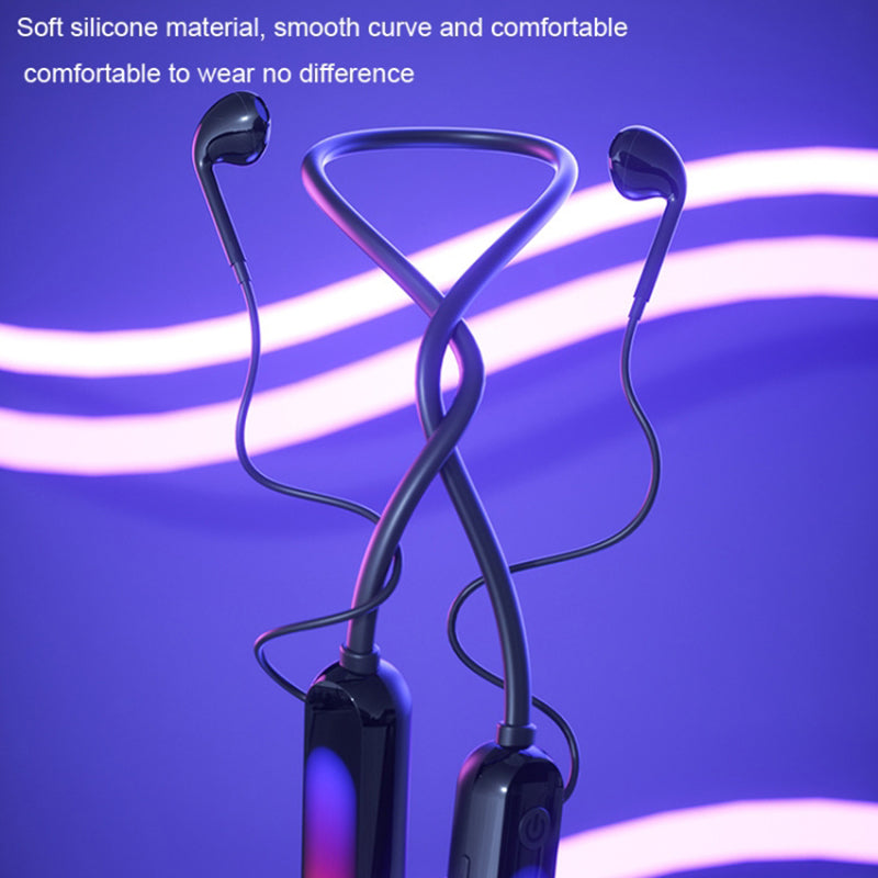 B10 Silicone Neck-mounted Bluetooth Earphones Wireless Headphones with Transmitter