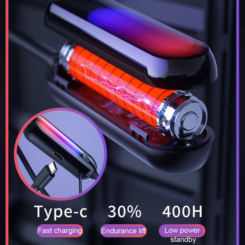 B10 Silicone Neck-mounted Bluetooth Earphones Wireless Headphones with Transmitter