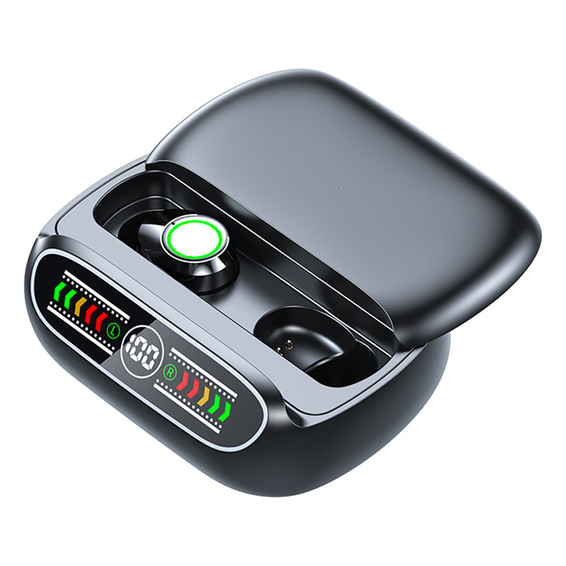 BQ50 Slide Cover In-Ear Bluetooth Headset LED Digital Display TWS Earbuds with Breathing Light Power Bank Function