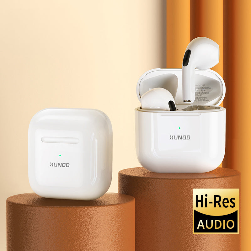 XUNDD X27 Wireless Earbuds TWS Half in-Ear Headsets Bluetooth 5.1 Headphones 40H Playtime