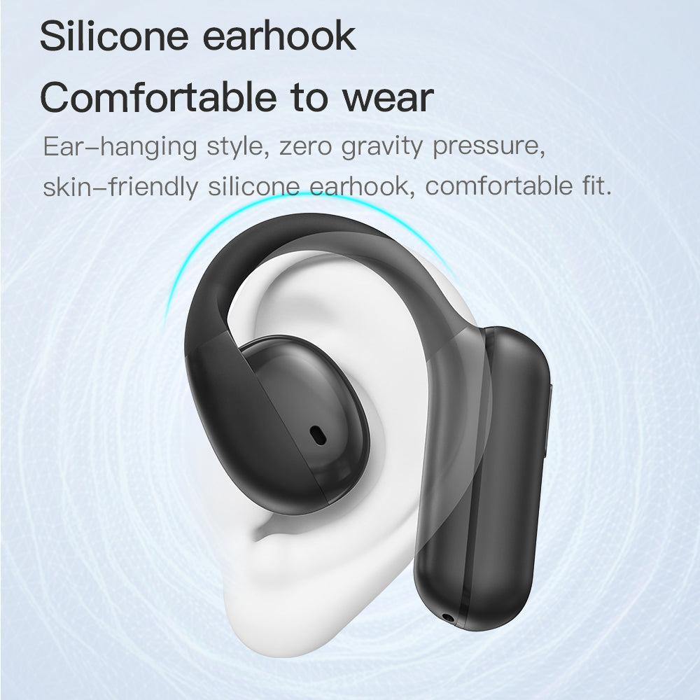 TOTU BE-3-OWS Bluetooth Wireless Headphone Earphone Earhook Hanging Headset with Charging Bin