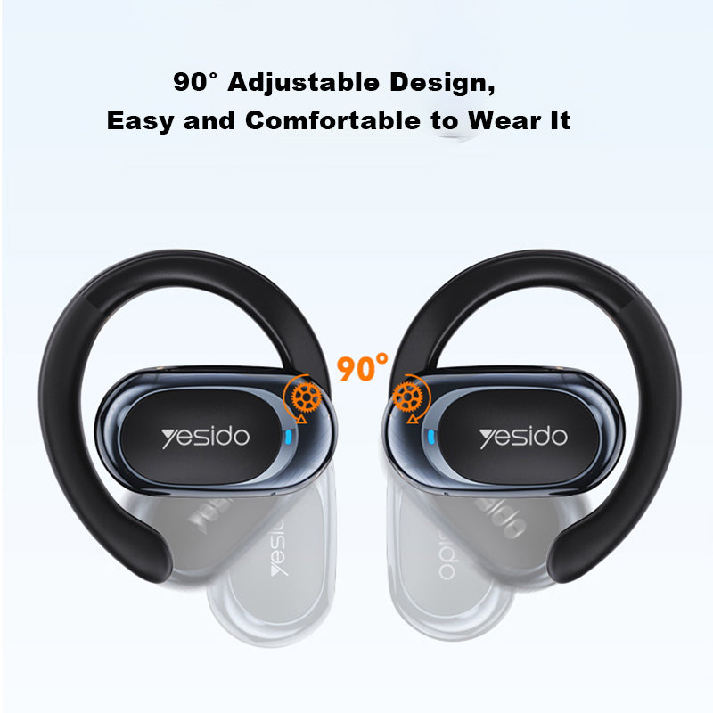 YESIDO YSP13 Air Conduction Bluetooth Ear Hook Earphone Wireless HiFi Music Sport Headset