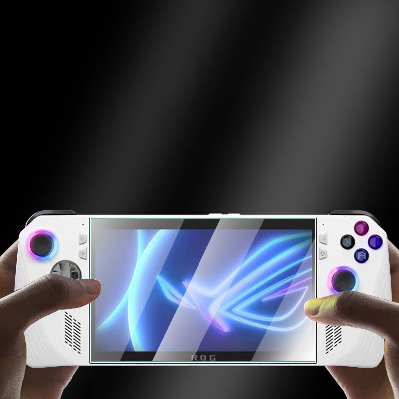 Bærbart PU+EVA bæretaske til ASUS ROG Ally Game Console Beskyttende TPU etui med hærdet glas skærmbeskytter