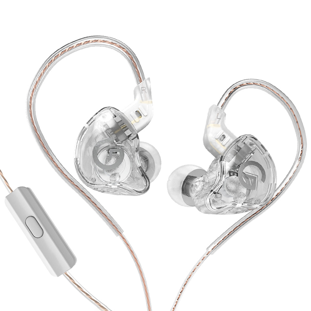 GK G1 [with Mic] 1.2m Wired In-Ear Headphones Noise Canceling Dynamic Earphones for Sports Gaming