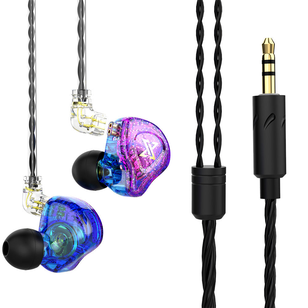QKZ AK6 Max 3.5mm In-ear Headphones HiFi Sound Detachable Wired Earphones No Mic