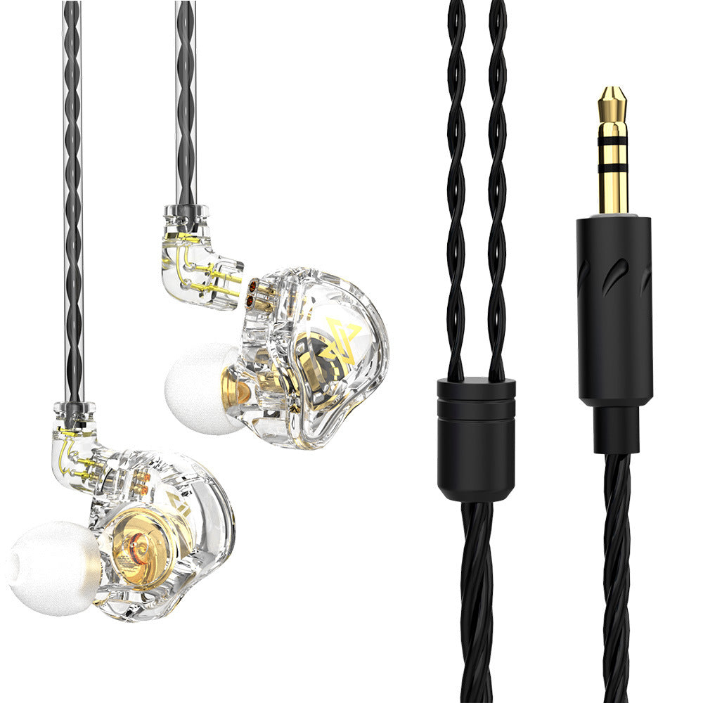 QKZ AK6 Max 3.5mm In-ear Headphones HiFi Sound Detachable Wired Earphones No Mic
