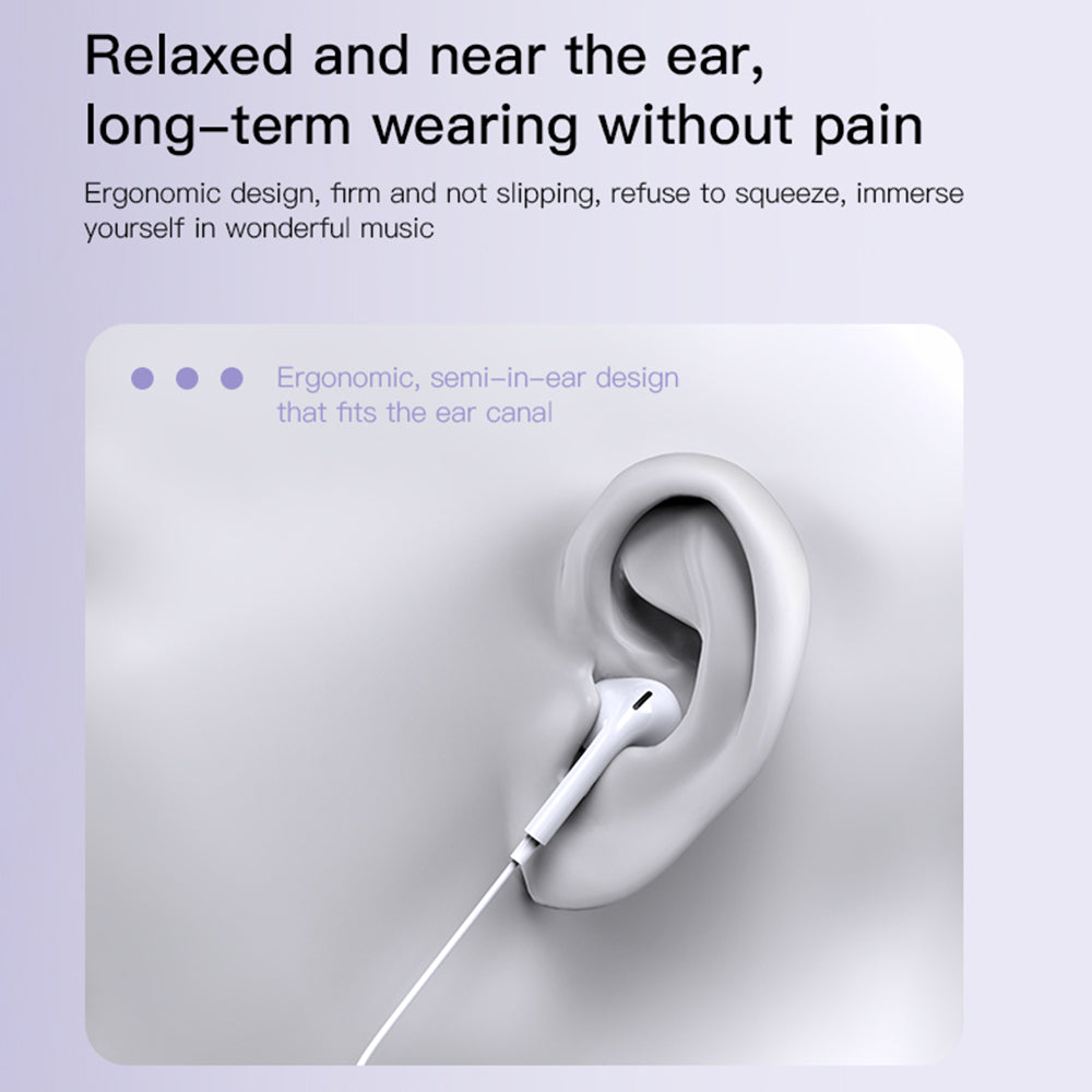 YESIDO YH37 for iPhone Wired Earphone Lightning Port Bluetooth Connection Wire Control Music Headset