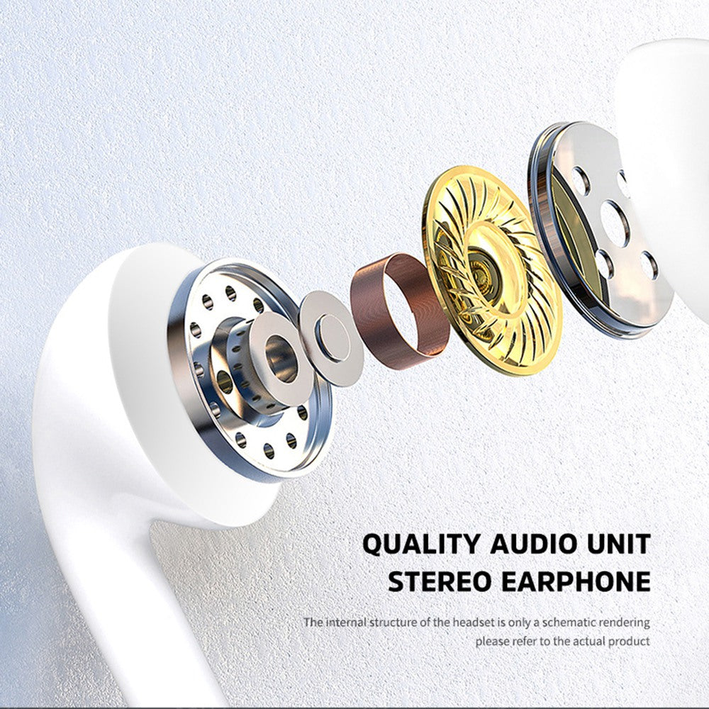 KIVEE KV-MT30 Semi-in-ear Headphones Volume Control Lightning Plug Wired Earphones with Mic