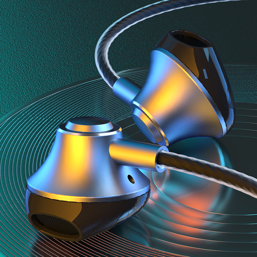 WEKOME YB08 Type-C Metal Music Wired Headphone Clear Voice Call Sound Earphone Headset for Huawei Sony Samsung and More