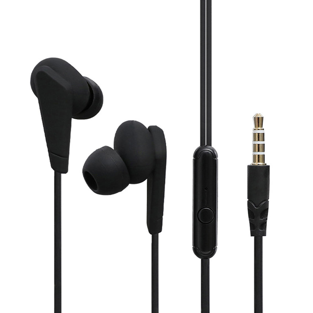 Macaron Wired Music Calling Headset 3.5mm Wire Control In-ear Phone Earphone