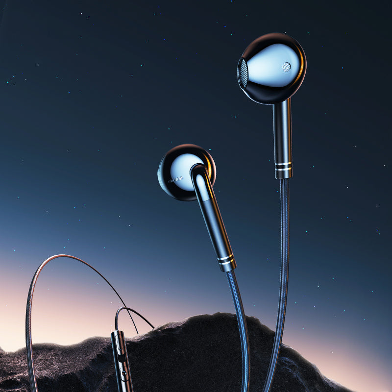 XUNDD XDHE-016 Type-C Plug Semi-in-ear Wired Earphone for Phone Tablet Laptop Music Headset
