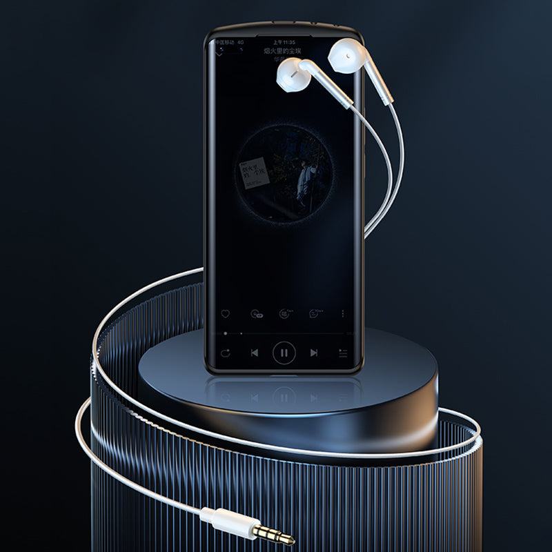 XUNDD XDHE-016 3,5mm kabelová náhlavní souprava Kabelové ovládání Stereofonní hudební volání Mobilní telefon Sluchátko