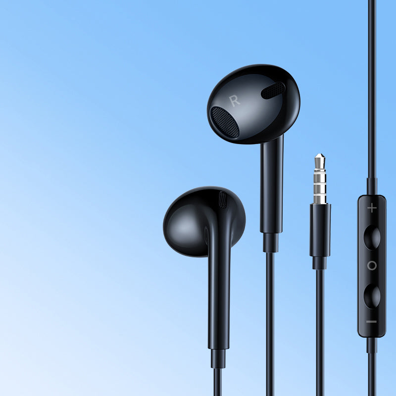 XUNDD XDHE-017 3,5 mm drátové ovládání Sluchátka pro hudební hovory Polodo uší Náhlavní souprava pro mobilní telefon