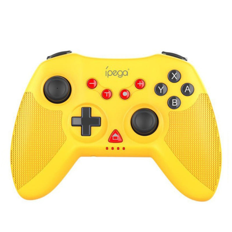 IPEGA PG-SW020 Bluetooth Wireless Game Controller Gamepad with Six-axis Dual Motor Vibration for Nintendo Switch/PS3/Android/PC Yellow