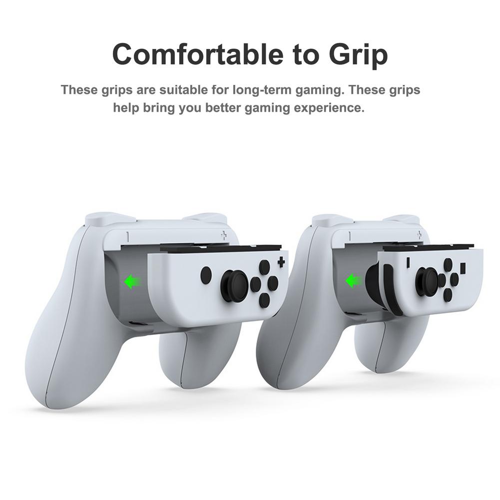 DOBE-TNS-851B 1 Pair Non-slip Handle Hand Grip for NS-Switch OLED Controller Gamepad Game Accessories