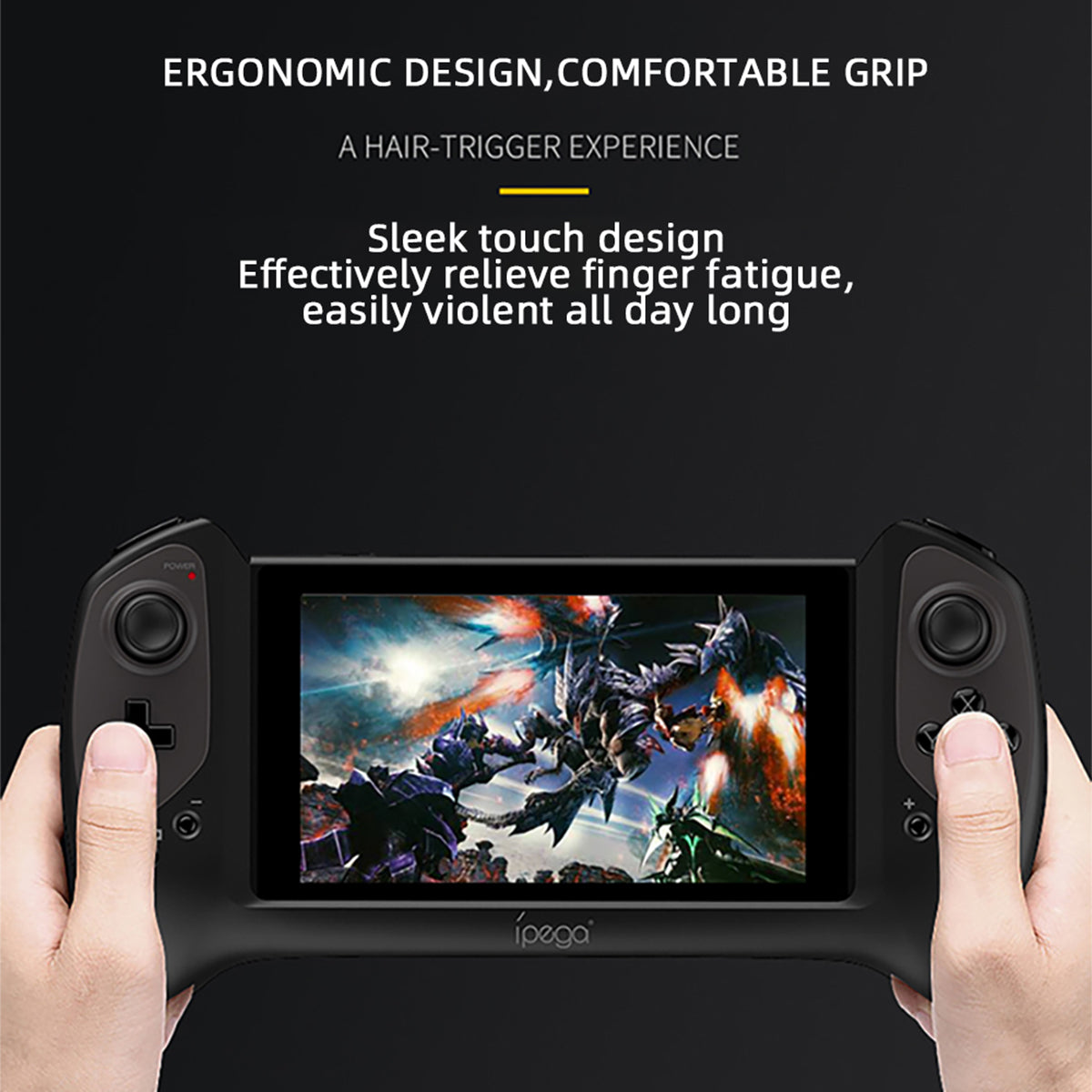 IPEGA PG-9163 Type-C Wireless Game Controller Plug&Play Handheld Gamepad Joystick for Nintendo Switch Console