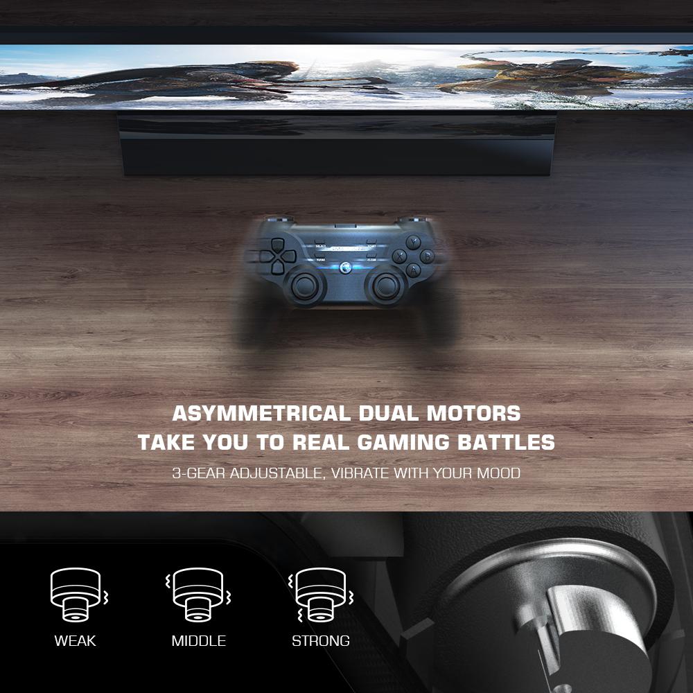 GAMESIR T3 Wired/2.4G Wireless Gamepad Turbo Function 3-Gear Vibrate Game Controller Joystick
