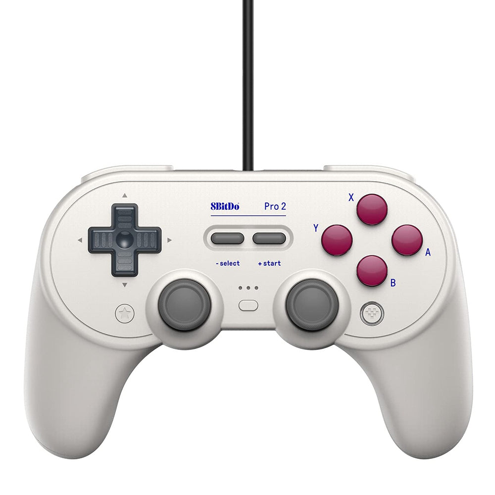8BITDO Pro 2 Wired Controller Steam Game Console Gamepad with Modifiable Vibration for Nintendo Switch/Windows