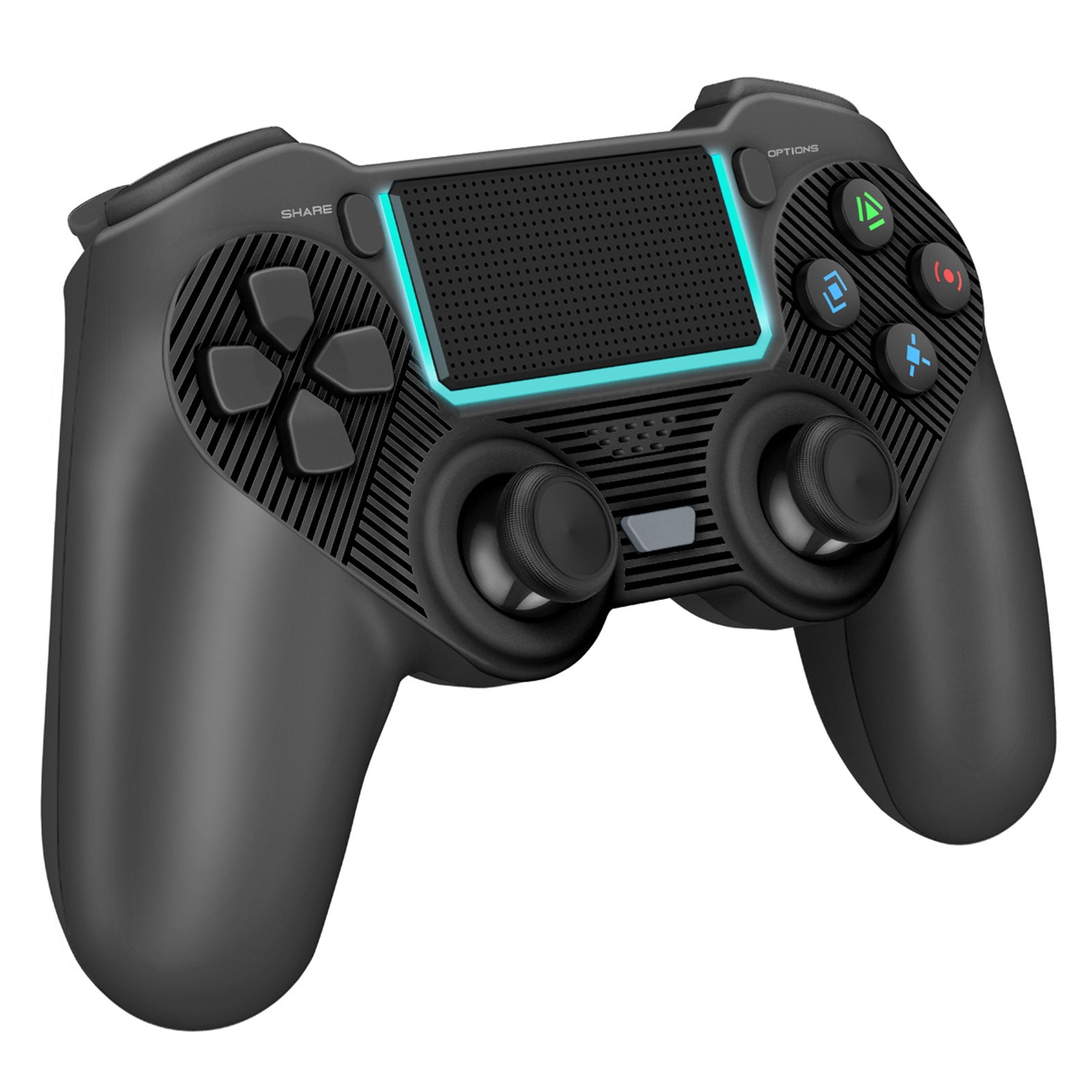 Bezdrátový ovladač Bluetooth 8957 pro herní konzole PS4 Gamepad s joystickem s LED osvětlením/3,5 mm audio port Podpora Dual Motor Dual Vibration