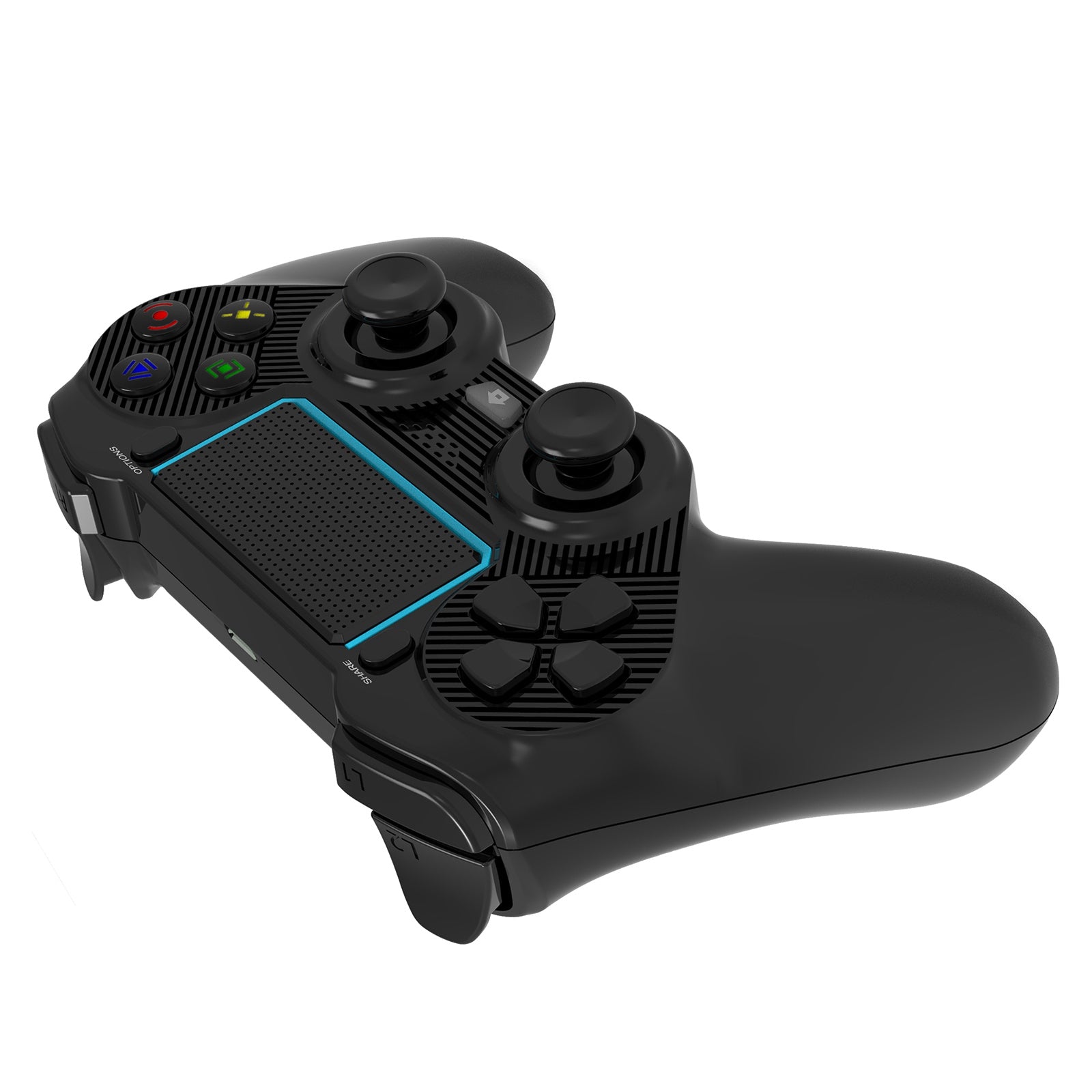Bezdrátový ovladač Bluetooth 8957 pro herní konzole PS4 Gamepad s joystickem s LED osvětlením/3,5 mm audio port Podpora Dual Motor Dual Vibration
